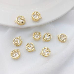 Zinc Alloy Rabbit Charms 2pcs/lot Necklace Jewelry Making