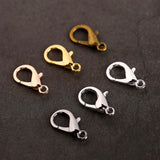 Zinc Alloy Lobster Clasps 10-21mm Hooks Chain Closure