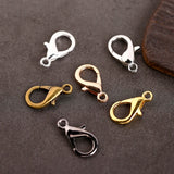 Zinc Alloy Lobster Clasps 10-21mm Hooks Chain Closure
