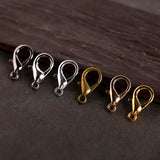 Zinc Alloy Lobster Clasps 10-21mm Hooks Chain Closure