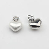 Pearl Heart Pendant Charms 6pcs/lot For DIY Jewelry Making