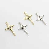 Zinc Alloy Metal Stars Pendant Charms 10pcs/lot DIY Jewelry Making Findings