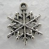 Snow Flower Pendant Drops, 16x20mm, 100pcs/lot