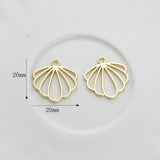 Zinc Alloy Pendant Charms 20mm 10pcs DIY Earring Making