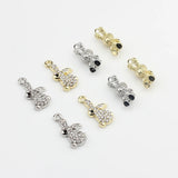 Retro Rabbit Charms Pendant 6pcs for DIY Jewelry Making