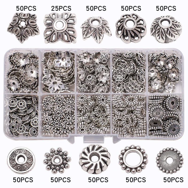 Zinc Alloy Spacer Beads Stone Bracelet DIY Jewelry Findings