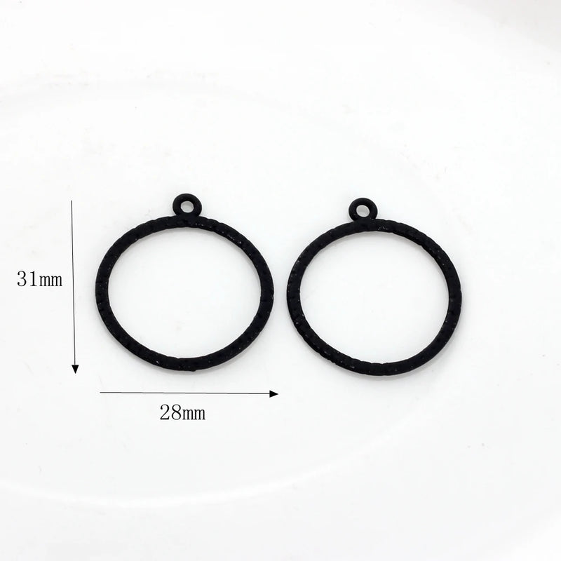 Zinc Alloy Spray Paint Rubber Paint Charms 6pcs/lot