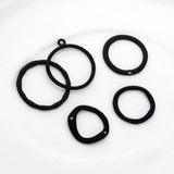 Zinc Alloy Spray Paint Rubber Paint Charms 6pcs/lot