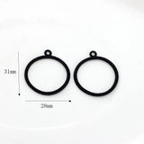 Zinc Alloy Spray Paint Rubber Paint Charms 6pcs/lot
