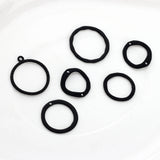 Zinc Alloy Spray Paint Rubber Paint Charms 6pcs/lot