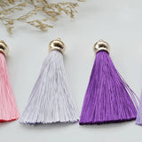 Zinc Alloy & Polyester Tassel Pendants for DIY Jewelry Making, 10 PCs
