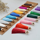 Zinc Alloy & Polyester Tassel Pendants for DIY Jewelry Making, 10 PCs