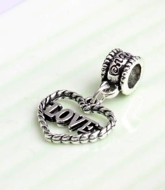 Zinc Alloy European Beads Charm Bracelet Pendant for DIY Jewelry