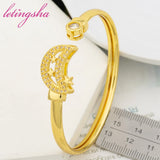 Zircon Bangles Golden Bracelet Colorful Ring Copper Classic Jewelry