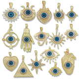 Zircon Evil Eye Pendant Necklace Party Gift Women