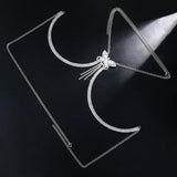 Zircon Butterfly Body Chain Lingerie Bikini