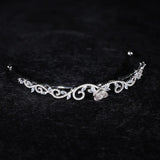 Zircon Crown Flower Hair Accessories Wedding Tiaras Baroque Fairy Headband