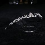 Zircon Crown Flower Hair Accessories Wedding Tiaras Baroque Fairy Headband