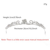 Zircon Crown Flower Hair Accessories Wedding Tiaras Baroque Fairy Headband