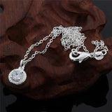 Zircon Crystal Three-Piece Jewelry Set