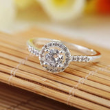 Zircon Crystal Three-Piece Jewelry Set