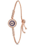 Zircon Cubic Zirconia Evil Eye Bracelet