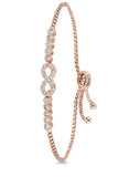 Zircon CZ Adjustable Infinity Bracelet