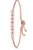 Adjustable CZ Copper Water Way Bracelet