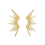 Zircon Earring 925 Sterling Silver Lucky Wings Stud Earring