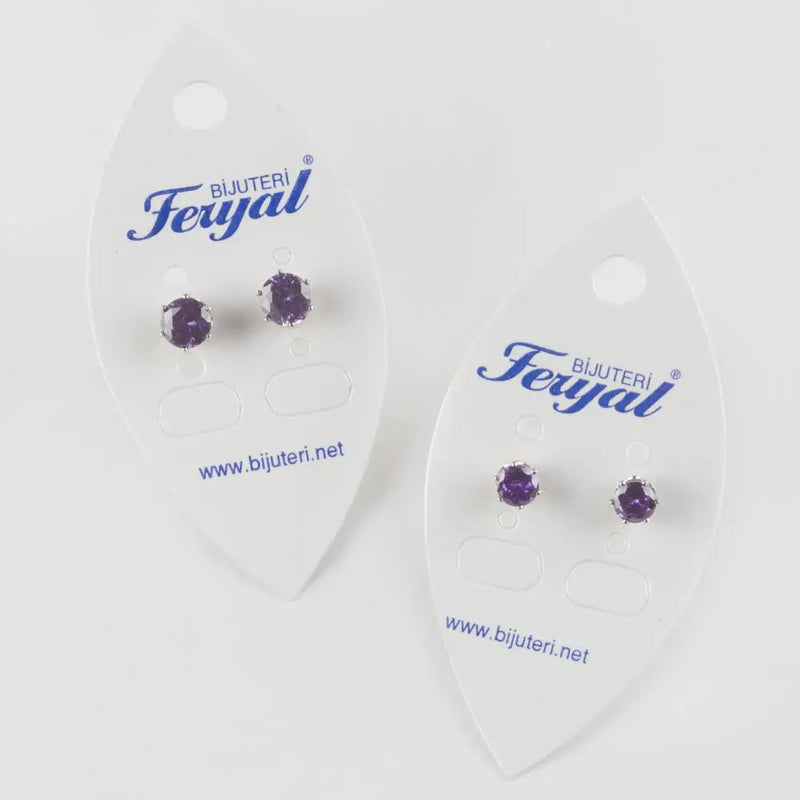 Zircon Engagement Earrings - Elegant Jewelry for Her