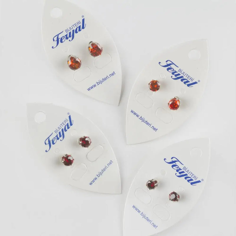 Zircon Engagement Earrings