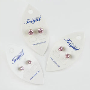 Zircon Engagement Earrings - Sparkling Beauty for Your Special Moment