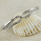 Zircon Handcuffs Bracelet for Stylish Women