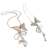 Zircon Pearls Necklace Ladies Clavicle Chain Necklace