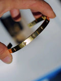 Zircon Lattice Stainless Steel Bracelet for Women