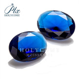 Dark VVS1 Zircon Oval Cut Loose Gemstone