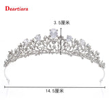 Zircon Princess Bridal Tiara Wedding Crown Hair Accessory