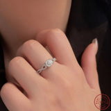 S925 Sterling Silver Infinite Symbol Ring Minimalist Jewelry