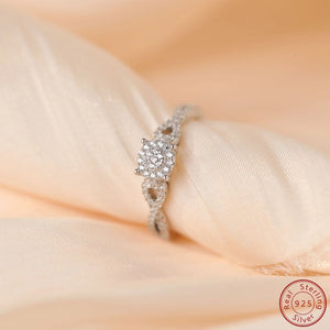 S925 Sterling Silver Infinite Symbol Ring Minimalist Jewelry