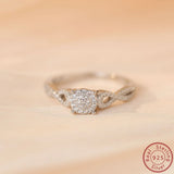 S925 Sterling Silver Infinite Symbol Ring Minimalist Jewelry