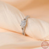 S925 Sterling Silver Infinite Symbol Ring Minimalist Jewelry