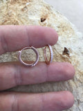 Zircon Stone Ring & Diary Earrings Set