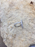 Zircon Stone Ring & Diary Earrings Set