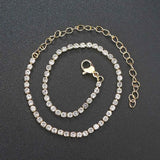 Zircon Tennis Anklet Crystal Bracelet Leg Chain Beach Jewelry