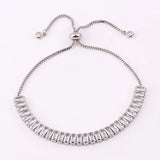 Zircon Tennis Bracelet Women CZ Charm Statement Wedding Jewelry