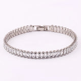 Zircon Tennis Bracelet Women CZ Charm Statement Wedding Jewelry