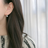 Zircon Ear Buckle 925 Sterling Silver Earrings