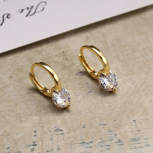 Zircon Ear Buckle 925 Sterling Silver Earrings