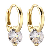 Zircon Ear Buckle 925 Sterling Silver Earrings