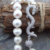 Zircon Micro Inlay Dragon 5 Tassel Bracelet Clasp - DIY Magnet Clasp